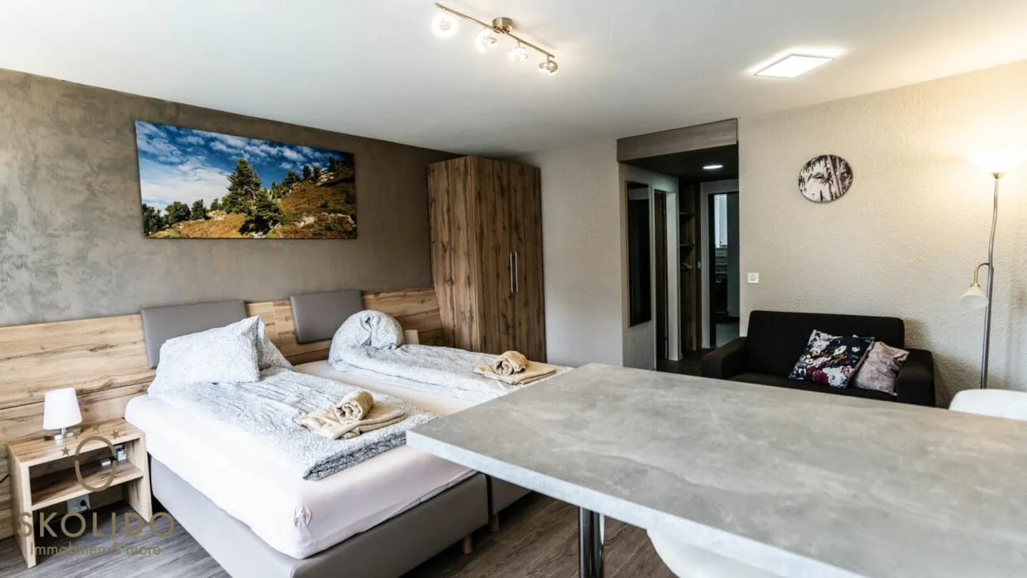 Modernes Studio-Apartment an zentraler Lage und Fernblick - Foto 7 von 19