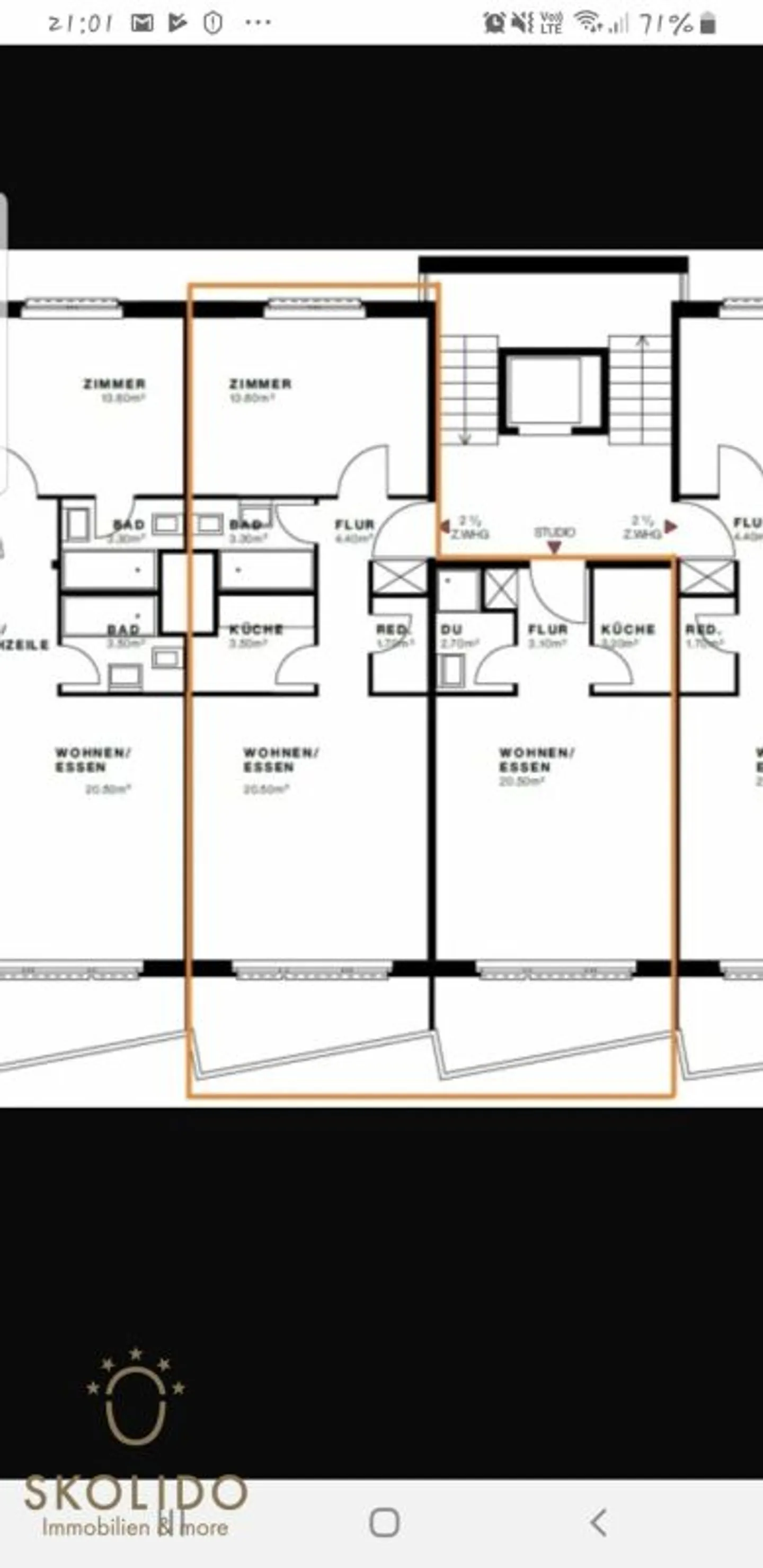 Modernes Studio-Apartment an zentraler Lage und Fernblick - Foto 12 von 19