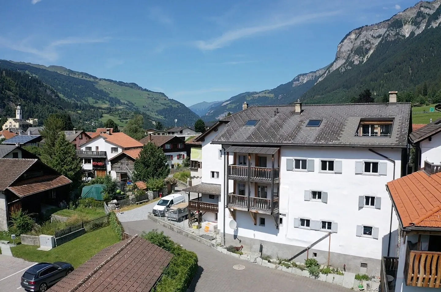 Unique 4.5 Room Attic Apartment in the Center of Andeer - Photo 2 of 12
