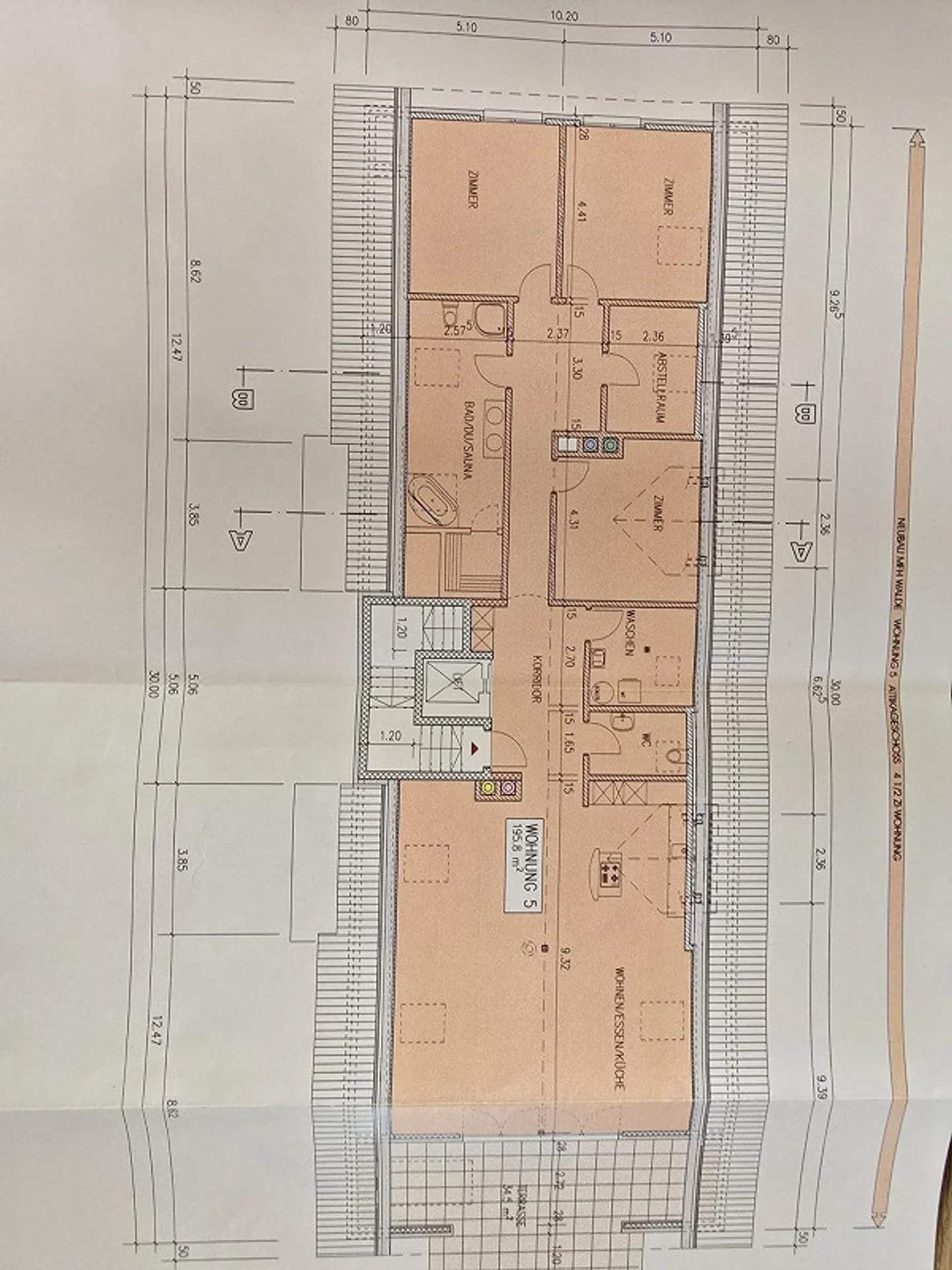 "196m2 Exklusive 4.5-Zimmer-Dachwohnung in Walde AG" - Foto 15 von 15