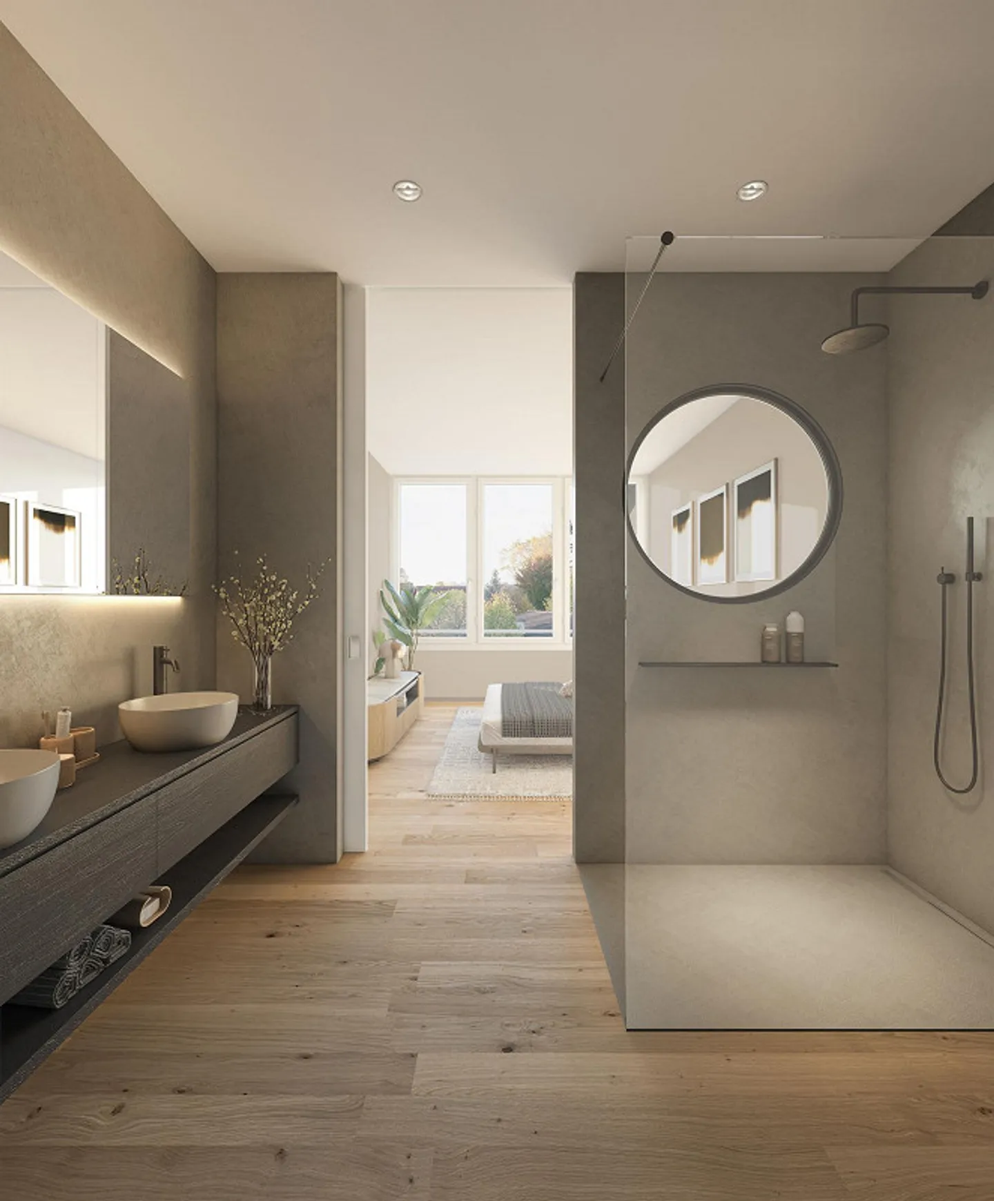 Moderne Gartenwohnung im Split-Level-Design - Foto 4 di 4
