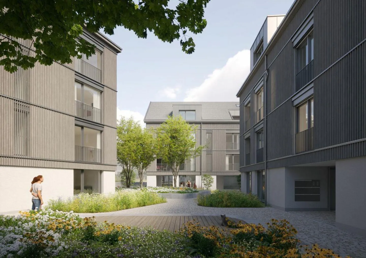 Appartamento nuovo 4,5 locali, complesso residenziale "Wohnpark Oberdorf" - Foto 1 di 4