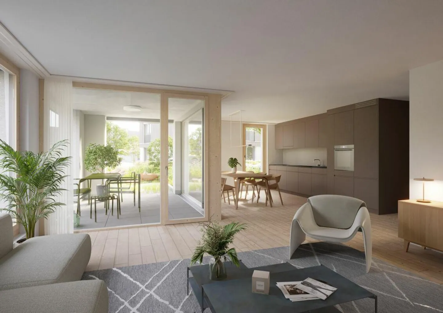 Appartamento nuovo 4,5 locali, complesso residenziale "Wohnpark Oberdorf" - Foto 2 di 4