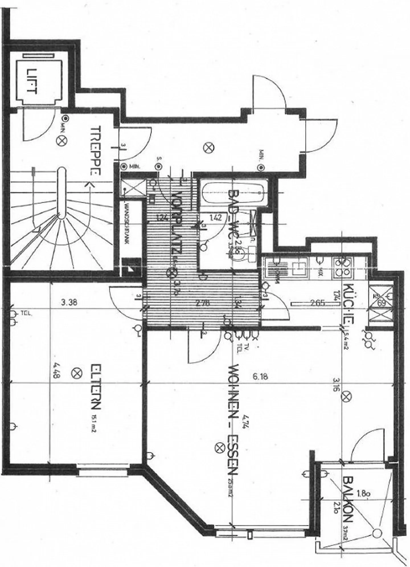 2-room apartment on the main street in Reinach-Dorf - Photo 9 of 9