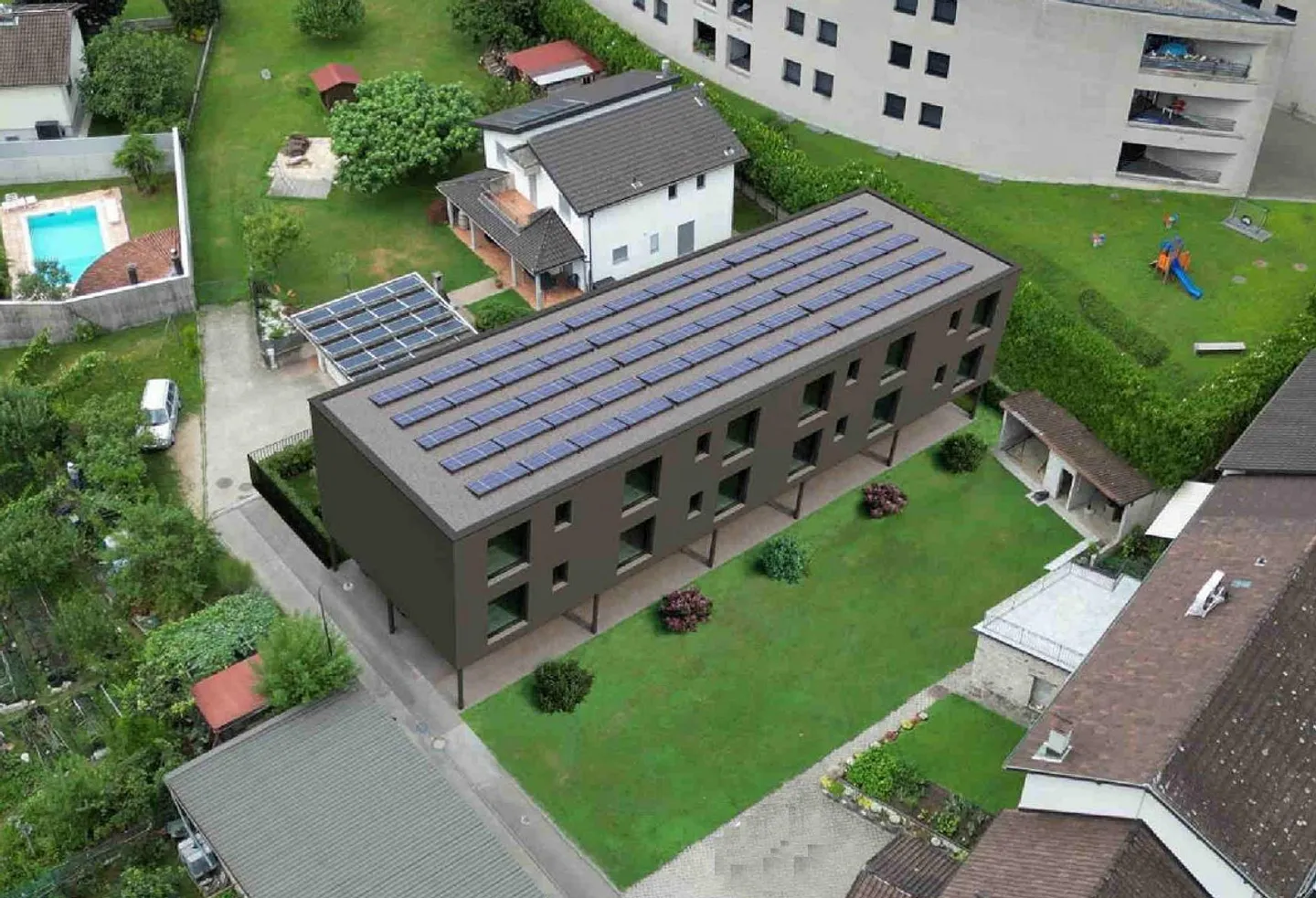 Nuovo appartamento con bella terrazza coperta in mansarda - Foto 4 di 18