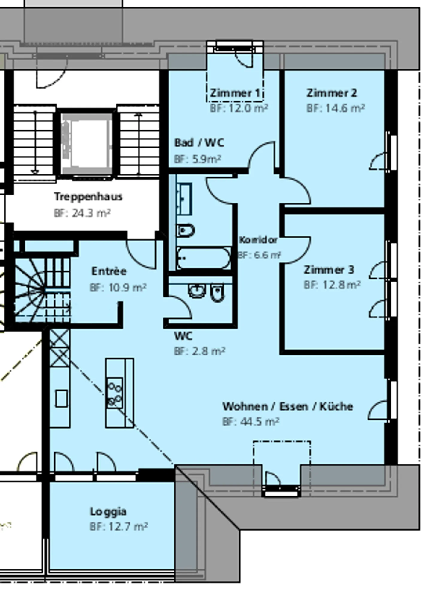 First rental 5.5 room attic in the village center - Photo 2 of 7