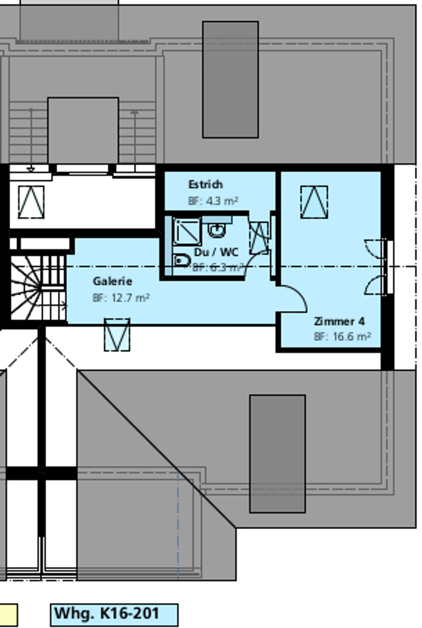 First rental 5.5 room attic in the village center - Photo 3 of 7