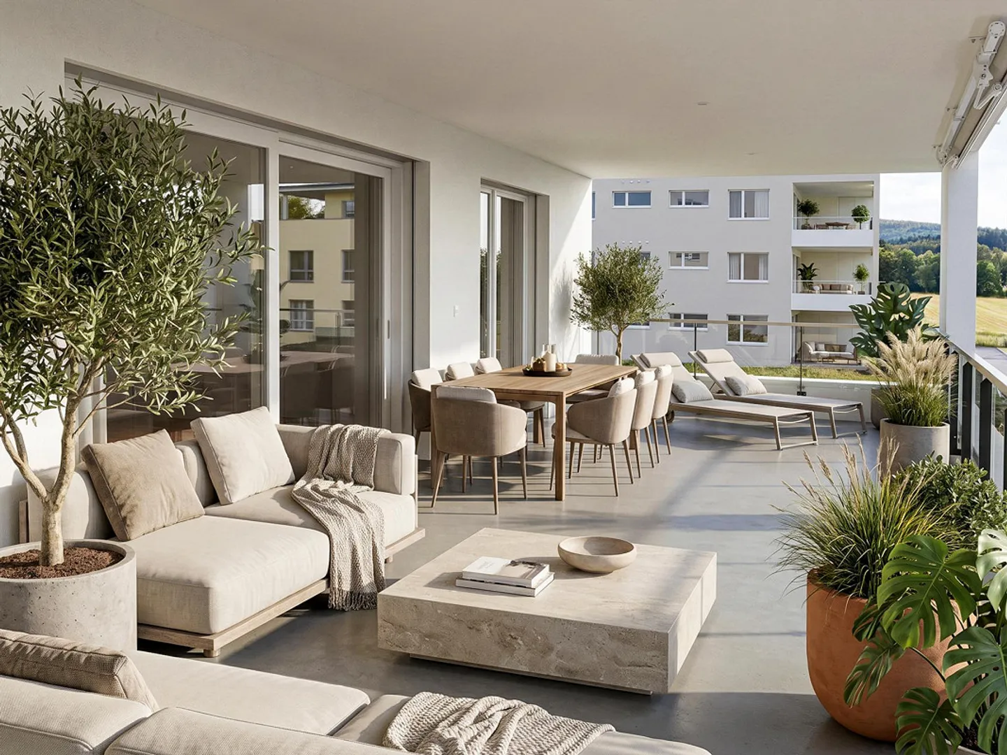 Moderne Wohnoase mit grosser Terrasse und viel Licht - Photo 1 sur 6