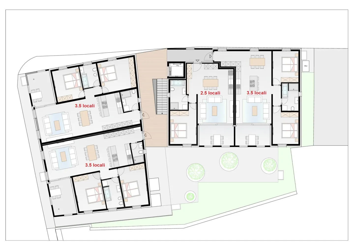 NEW 2.5-ROOM APARTMENTS IN THE CENTER - Photo 3 of 10