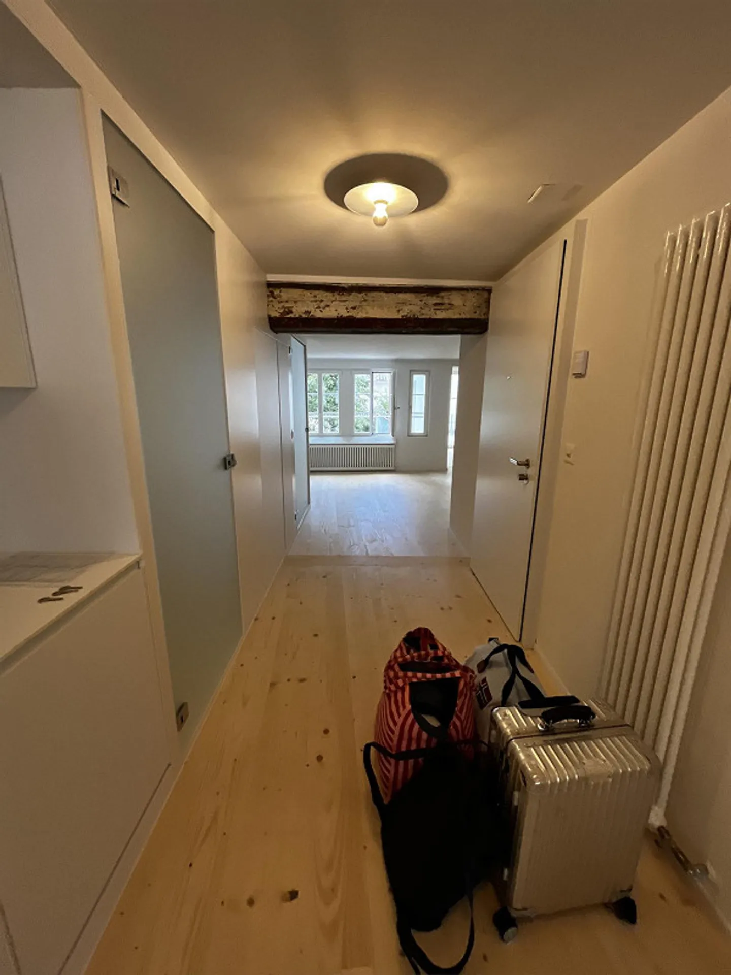 Disponible maintenant : Appartement historique de 2,5 pièces rénové moderne avec terrasse - Photo 8 sur 15