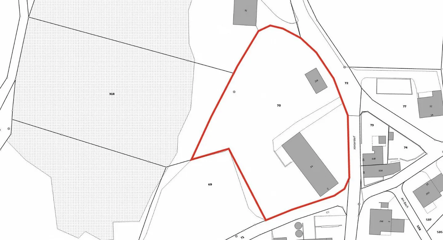 Terreno con studio preliminare per 32 appartamenti - Foto 2 di 4
