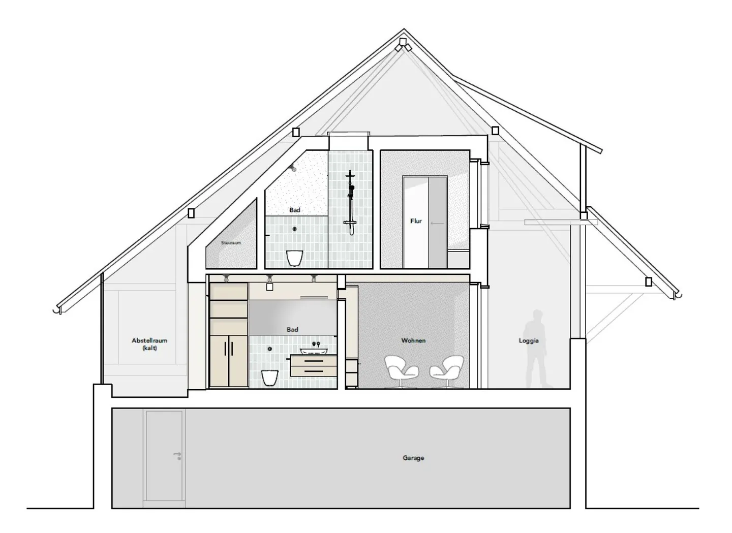 Première occupation appartement en duplex 4.5 pièces - Photo 6 sur 7
