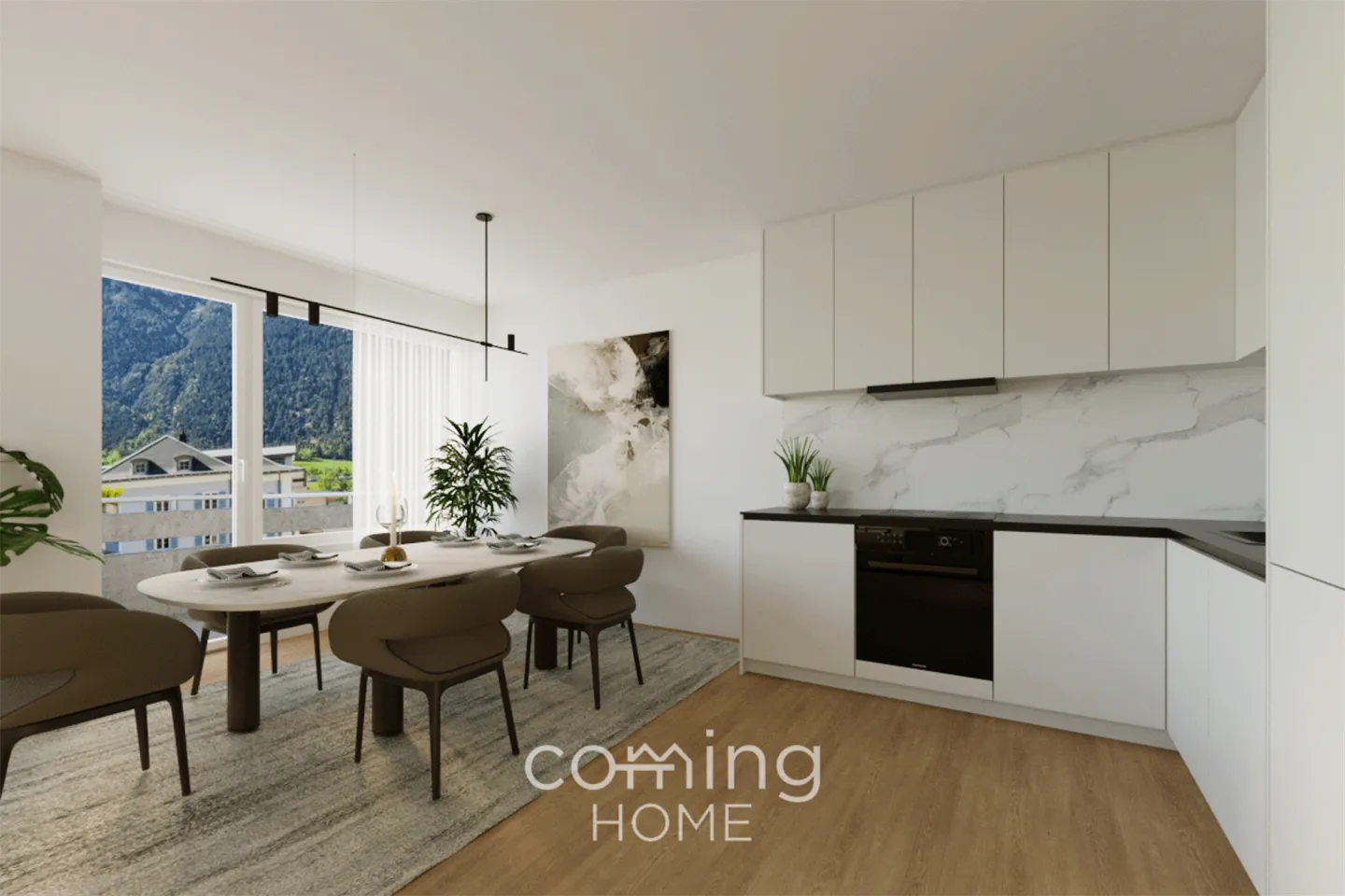 Modern Living with a View - 4.5-Room Apartment in Brig with Alpine Charm and Design Freedom - Photo 1 of 13