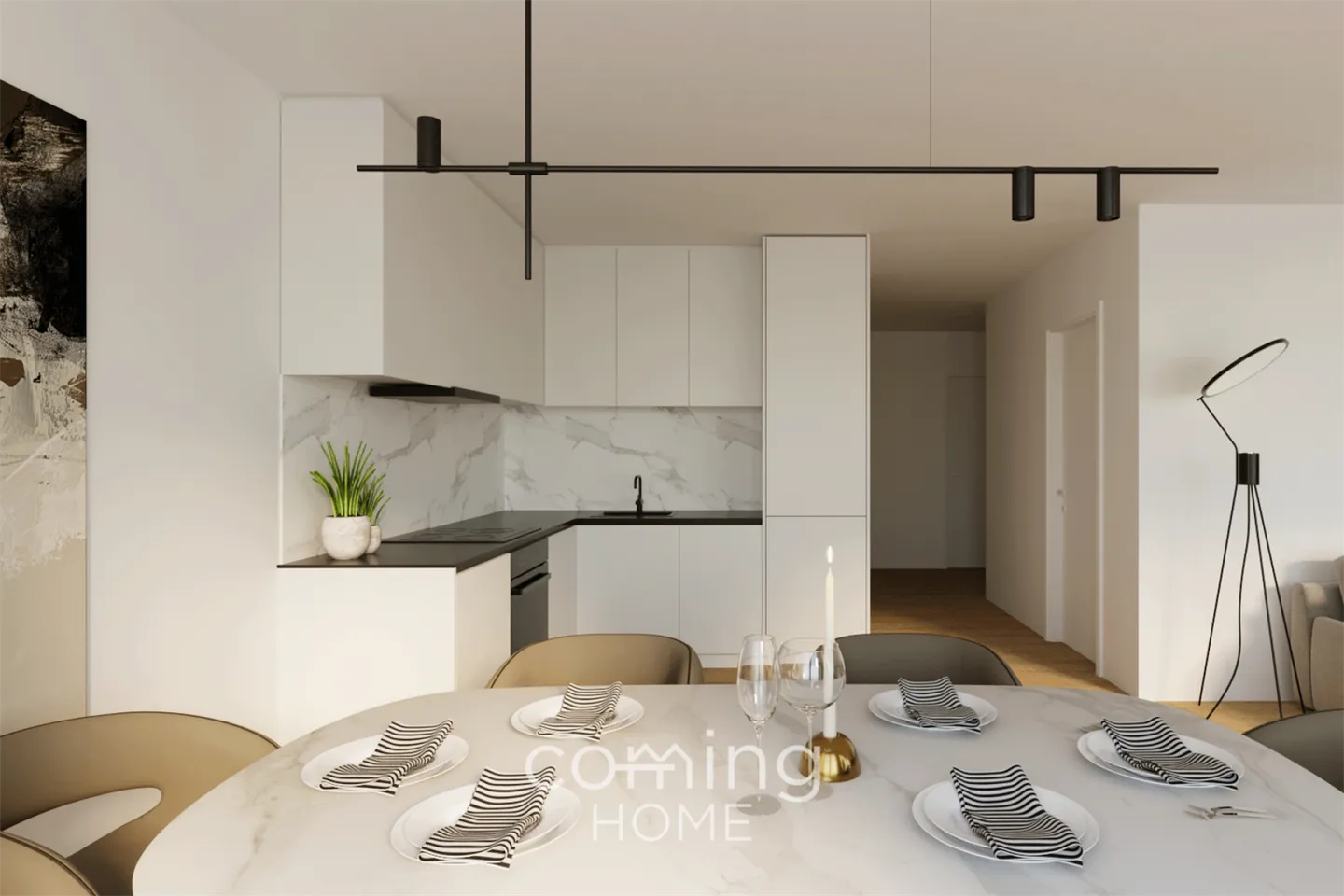 Modern Living with a View - 4.5-Room Apartment in Brig with Alpine Charm and Design Freedom - Photo 4 of 13
