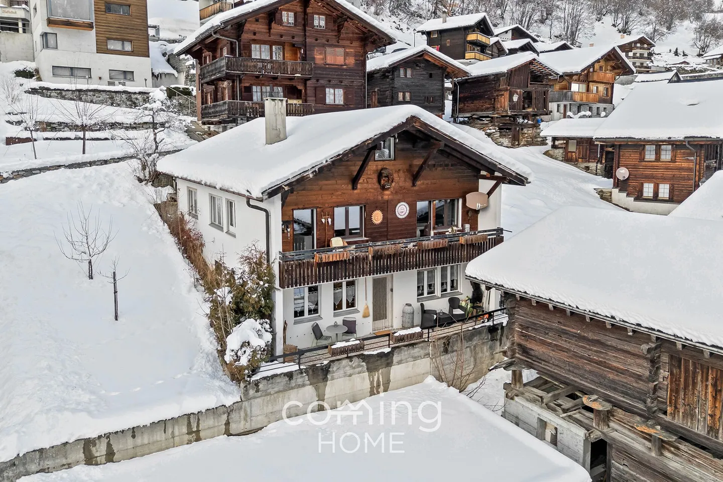 La tua casa vacanze da sogno o residenza nella valle di Lötschental, casa indipendente con appartamento per nonni - Foto 1 di 12
