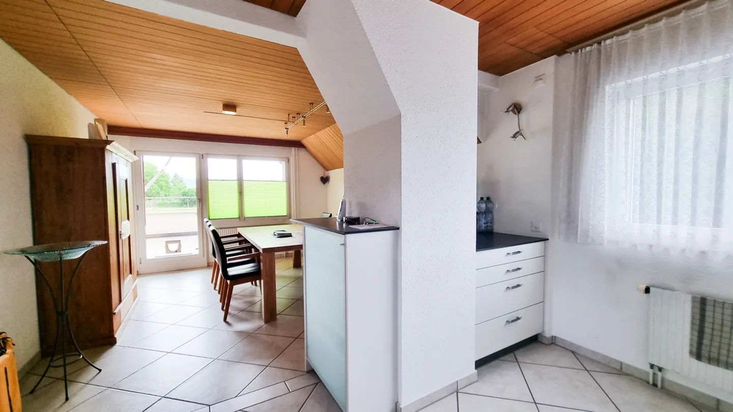 Large 5½ to 6 Room Attic Apartment - Rural Location - Large Terrace - Photo 6 of 15