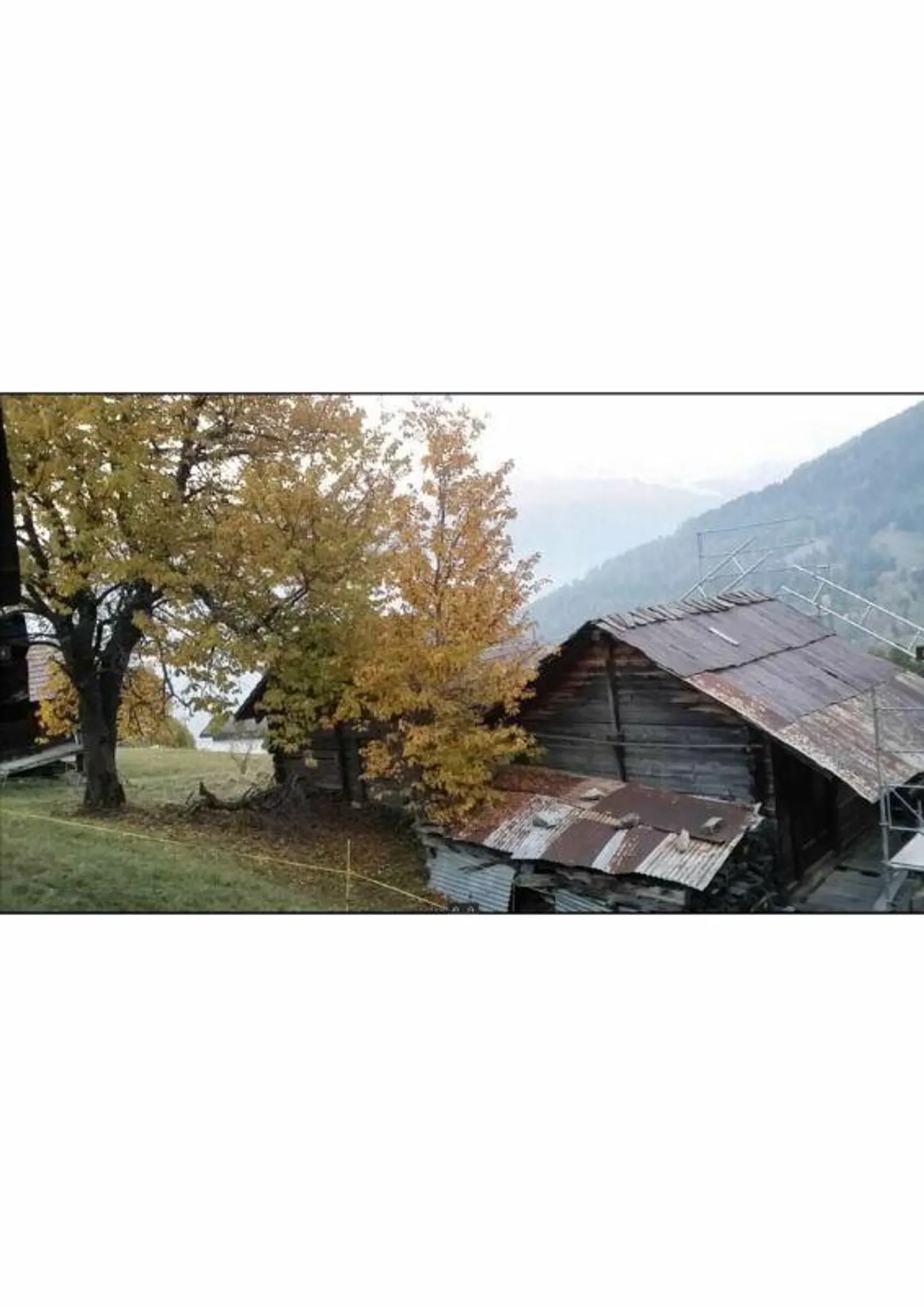 Scheune zu renovieren mit Blick auf die Walliser Alpen - Foto 4 von 5