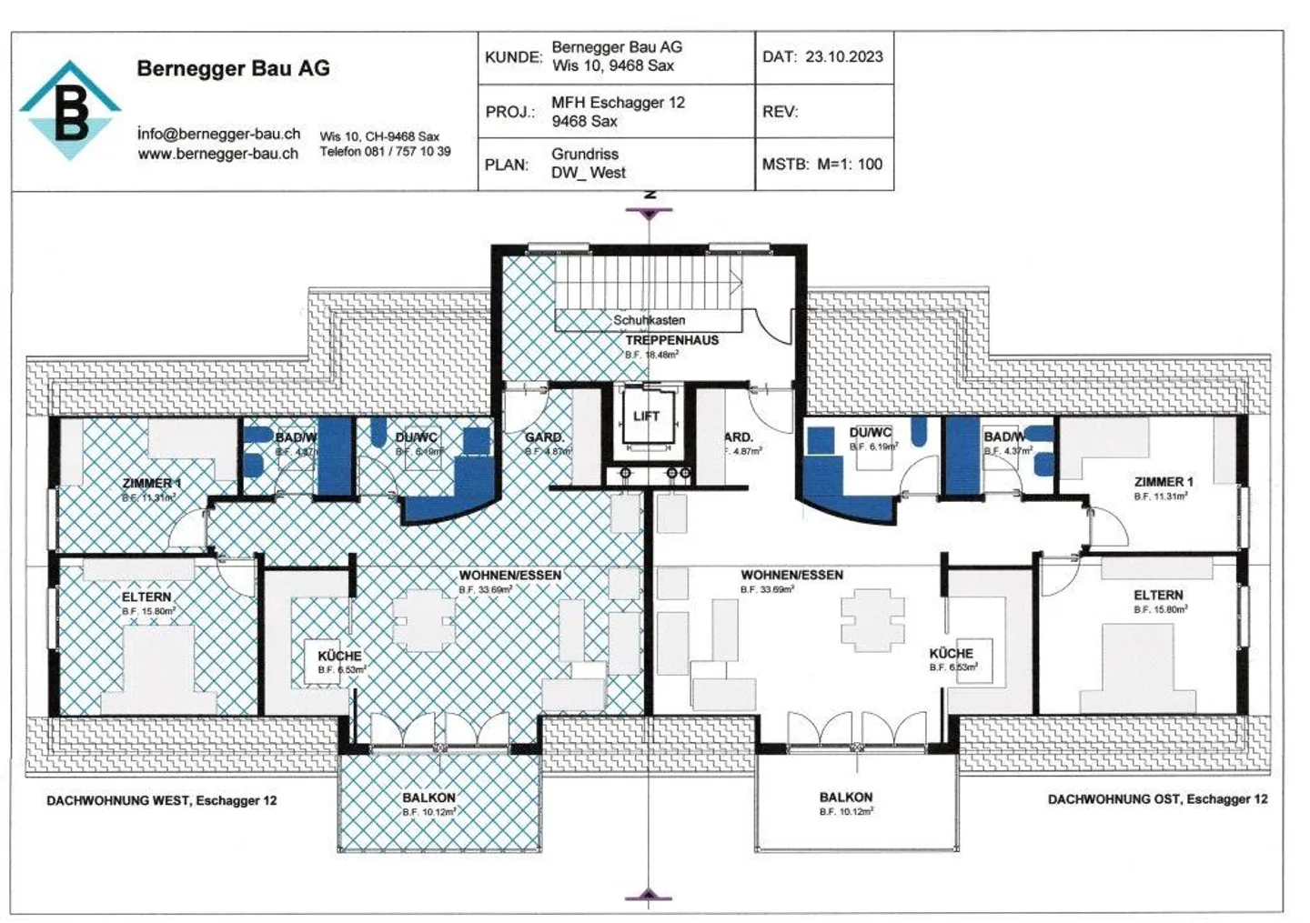 Attico Ovest - 3,5 stanze - Accessibile in sedia a rotelle - Foto 12 di 12