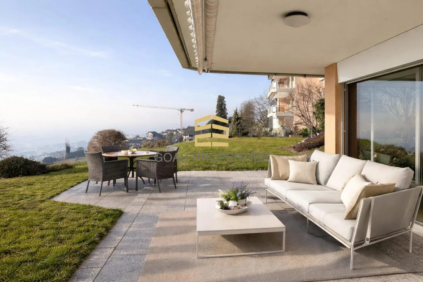 Bel appartement de 3,5 pièces avec terrasse-jardin et vue panoramique - Photo 4 sur 7