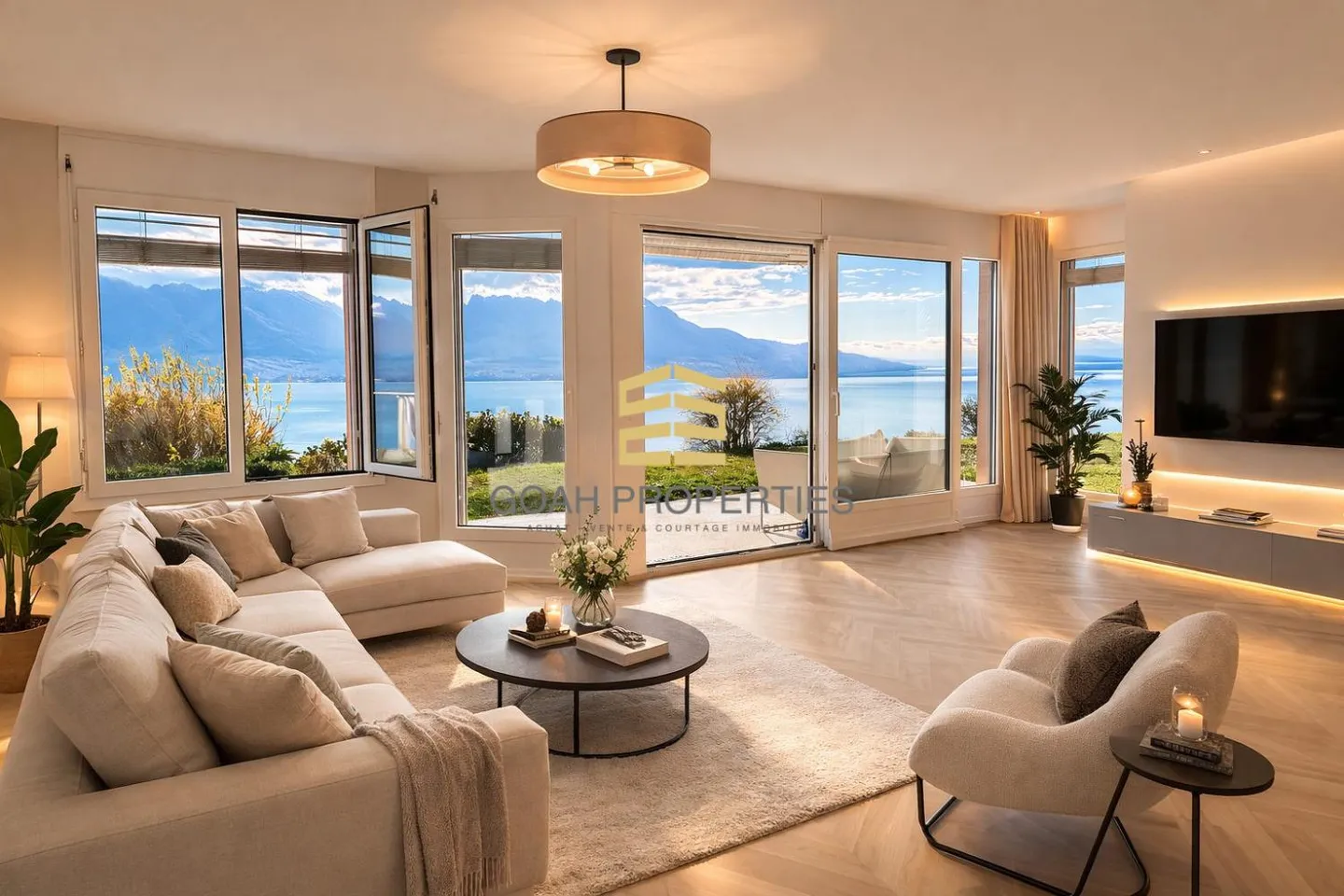 Bel appartement de 3,5 pièces avec terrasse-jardin et vue panoramique - Photo 1 sur 7