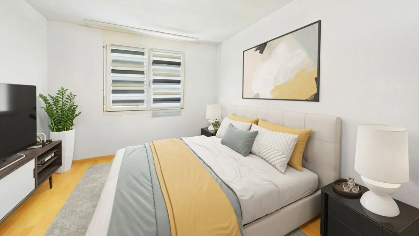 Grosszügige 4.5-Zimmer-Wohnung mit Balkon und flexibler Raumaufteilung - Foto 8 von 12