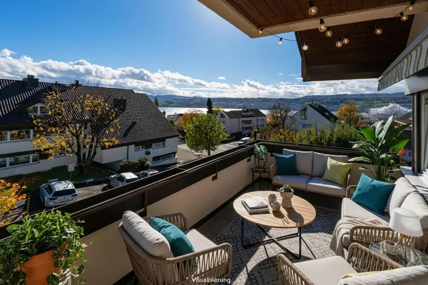 Tanto spazio per la felicità della famiglia con vista sul lago e panoramica - Foto 6 di 6