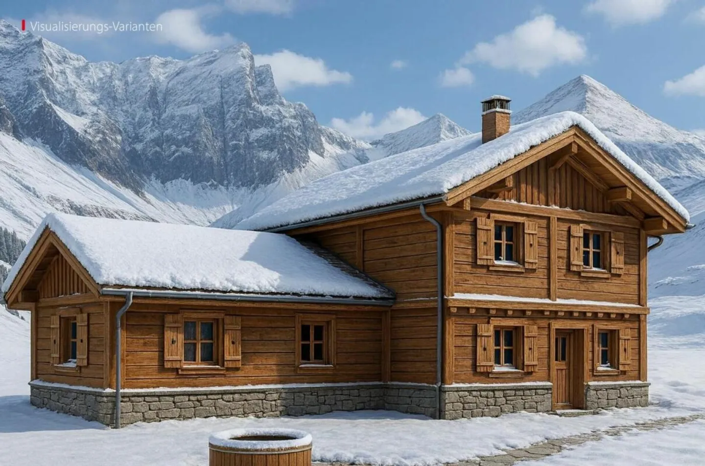 Projet de Maiensäss de 5,5 pièces au cœur de la station de ski de Radons - Photo 1 sur 10