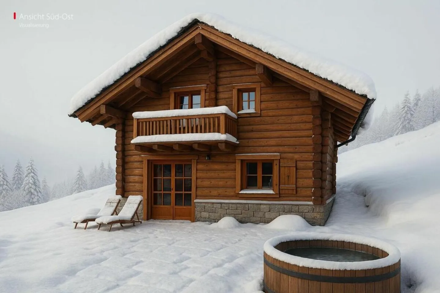 Projet de Maiensäss de 5,5 pièces au cœur de la station de ski de Radons - Photo 2 sur 10
