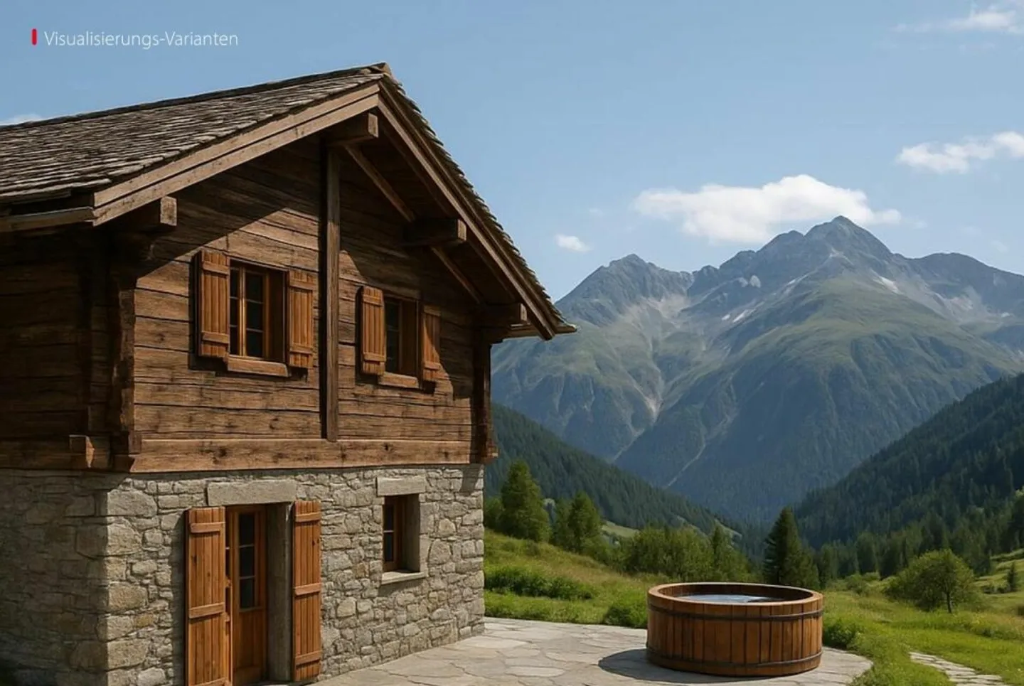 Projet de Maiensäss de 5,5 pièces au cœur de la station de ski de Radons - Photo 9 sur 10