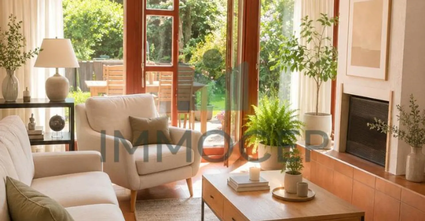 Incantevole casa a schiera con bel giardino e camere spaziose - Foto 6 di 9