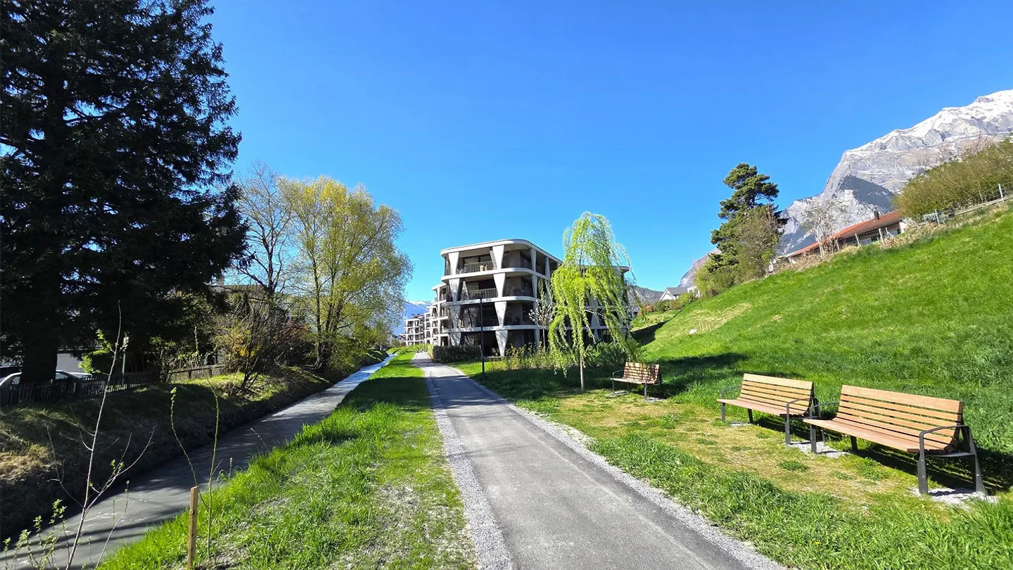 Appartement spacieux de 4 ½ pièces avec vue sur la verdure et deux balcons - Photo 21 sur 22