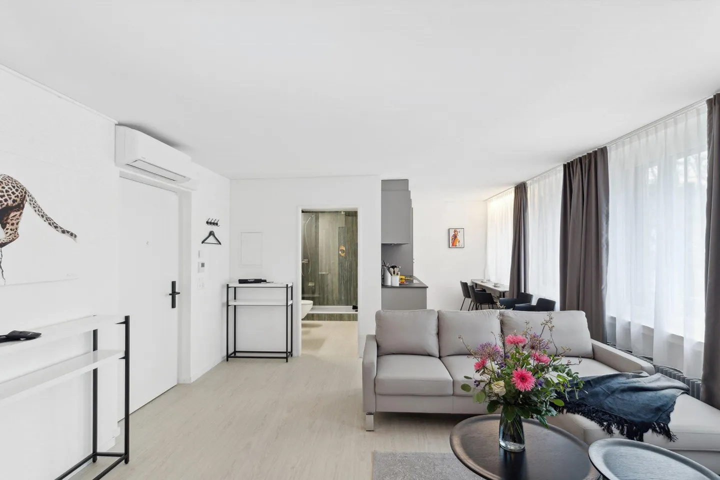 Appartamento ammobiliato di 2 locali con servizio nel centro di Berna - Foto 2 di 12