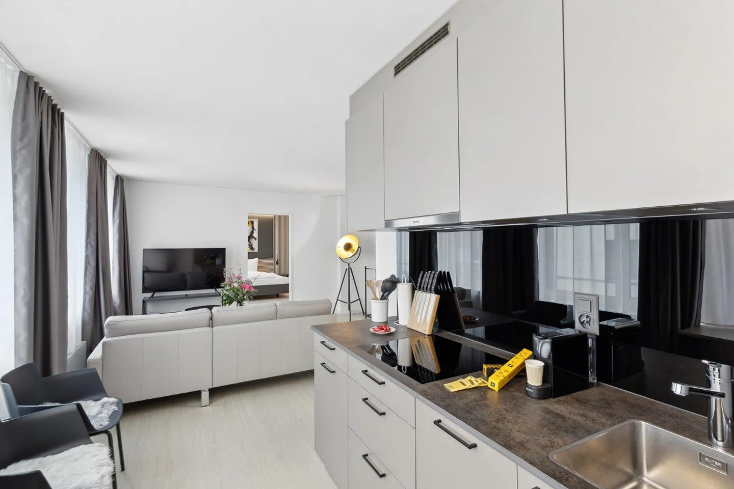 Appartamento ammobiliato di 2 locali con servizio nel centro di Berna - Foto 8 di 12