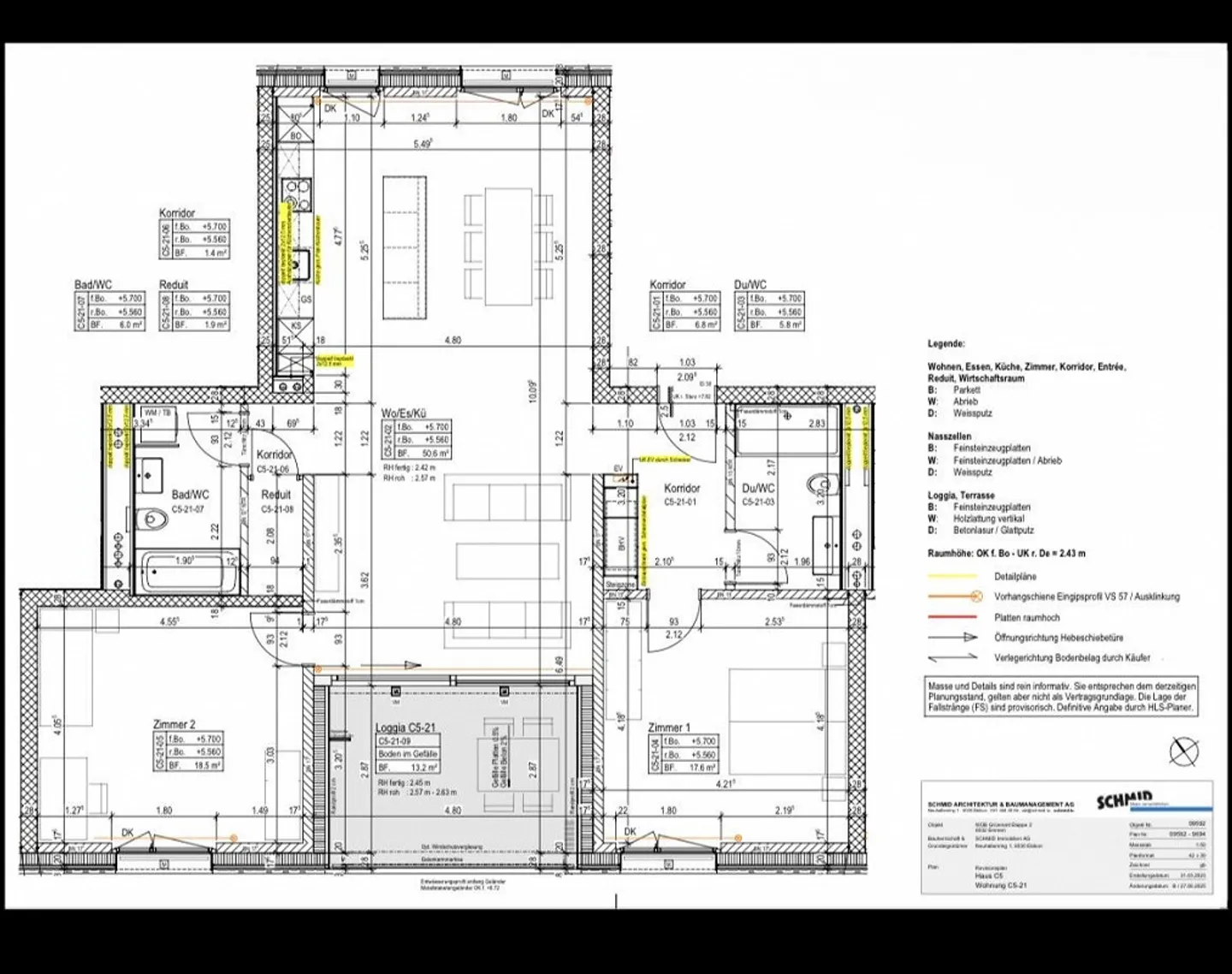 Moderne 3½-Zimmer-Wohnung mit grosszügigem Wohnbereich - Foto 1 di 19