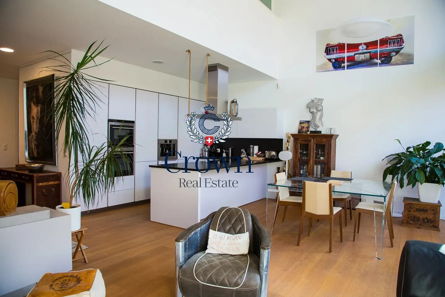 The space of a duplex, downtown Geneva 10 minutes away, everything within reach - Photo 1 of 43