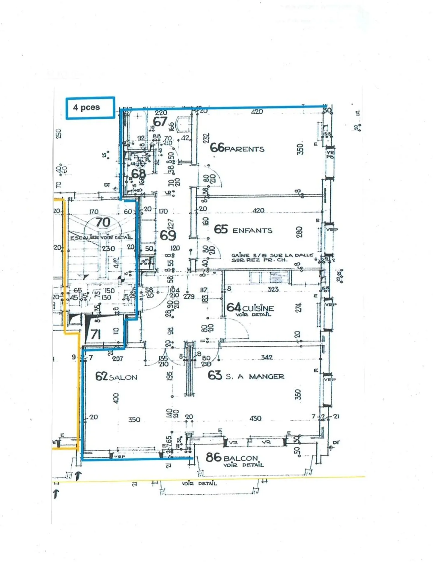 4-Zimmer-Wohnung zur Miete in der Rue du Petit-Chasseur in Sion im obersten Stockwerk - Foto 10 von 10