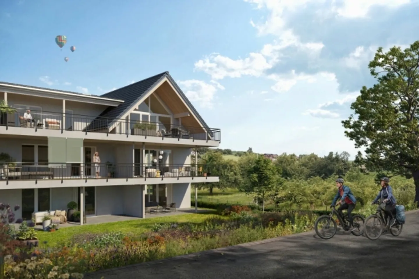 Vivre contemporain avec beaucoup d'espace extérieur à Mettlen - Photo 4 sur 12