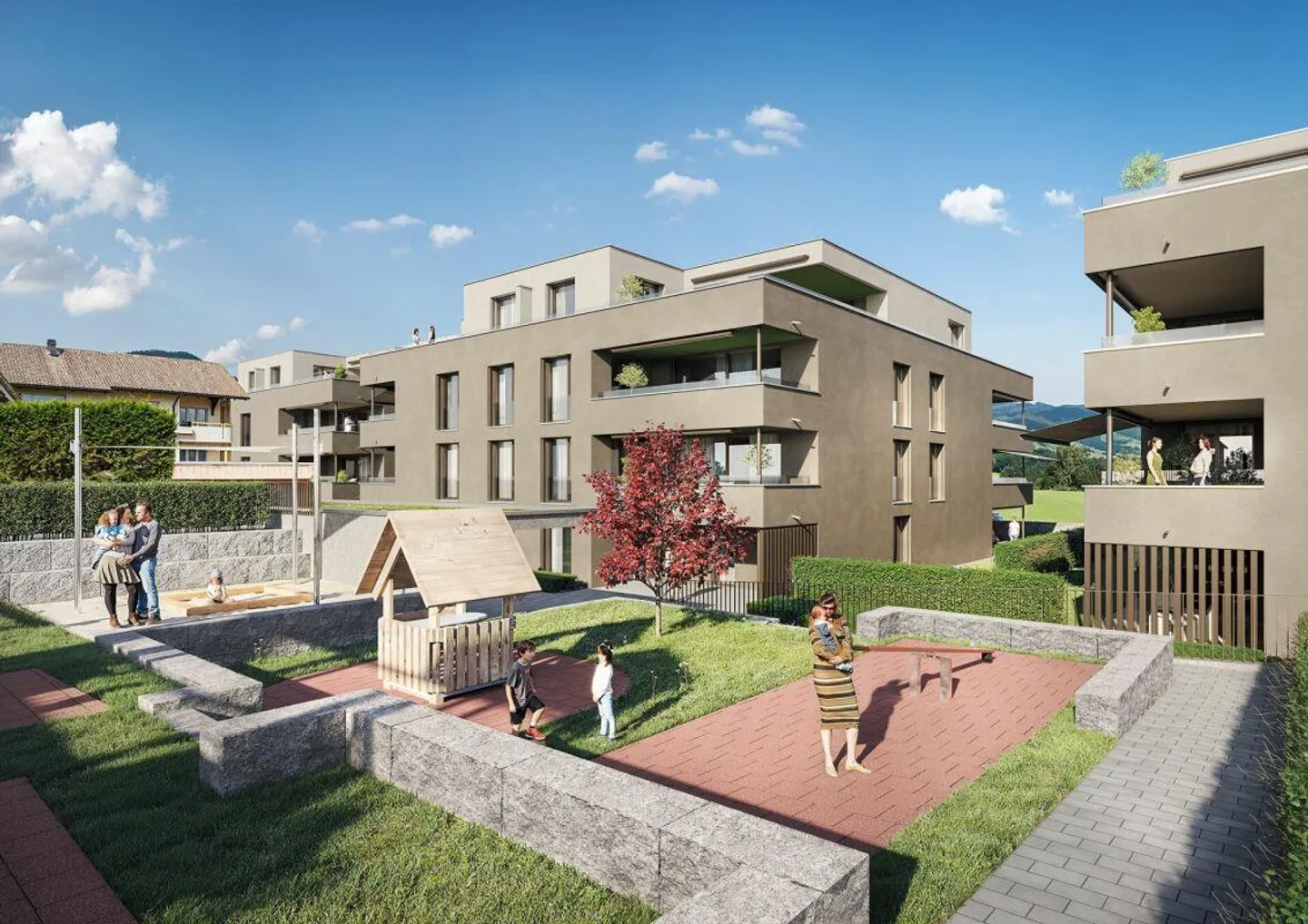Nouveau projet de construction Quatre Couronnes - Appartements de 2,5 pièces - Photo 7 sur 7