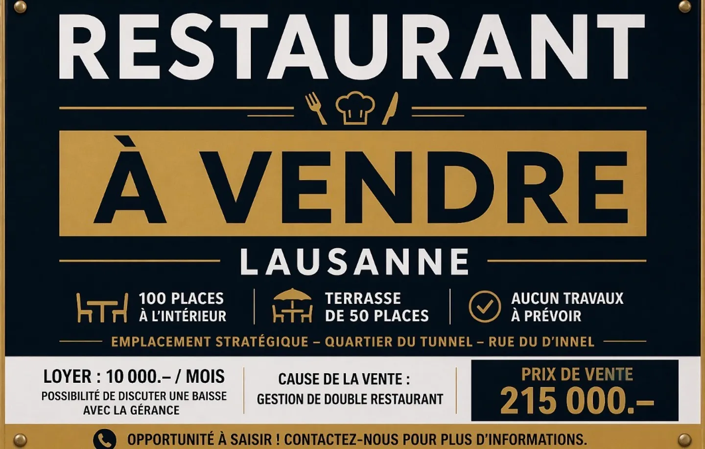 Café-Restaurant in Dynamic Location - Photo 1 of 1