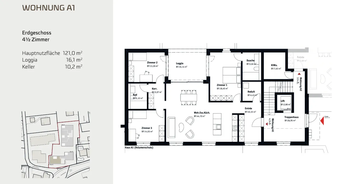 Appartamento 4.5 stanze - Foto 2 di 4