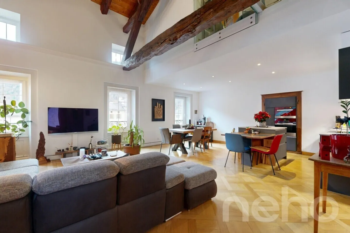 Duplex eccezionale all'ultimo piano nel cuore di Martigny - Foto 4 di 12