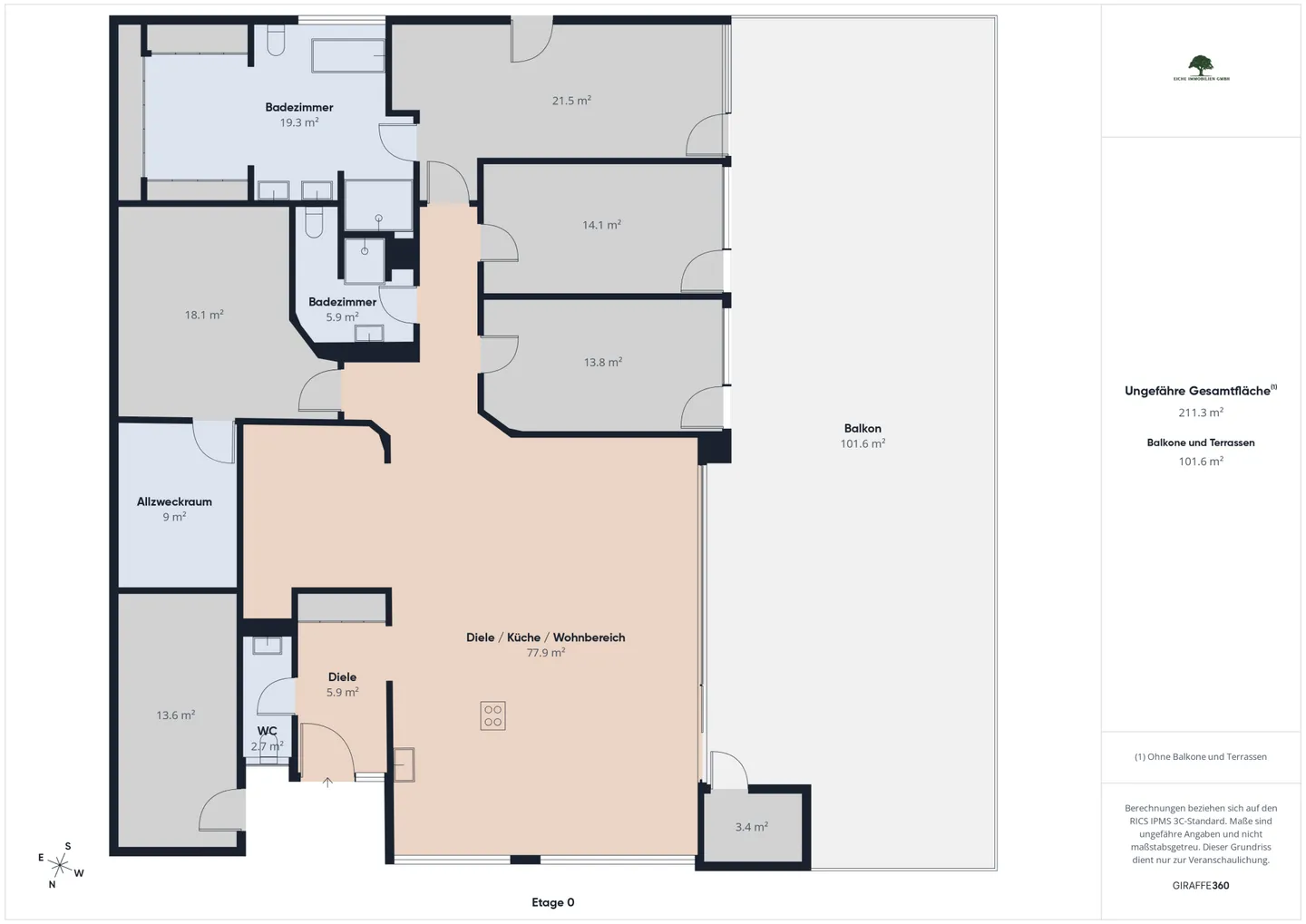 Appartamento esclusivo con terrazza di 5,5 stanze a Umiken - Foto 11 di 11