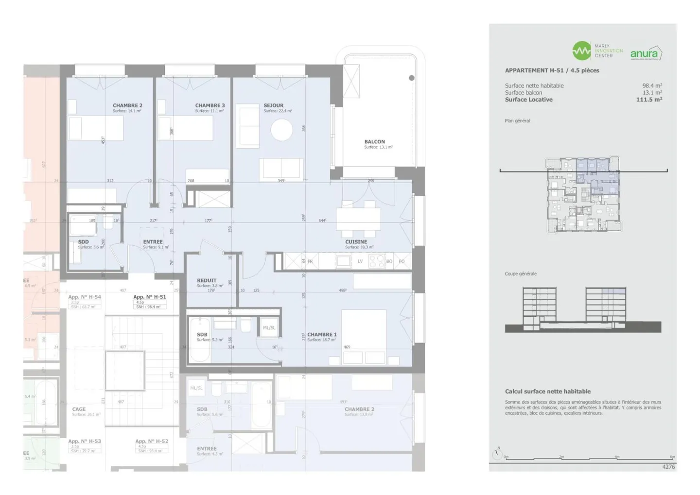 Appartement de luxe à Marly - Photo 15 sur 17