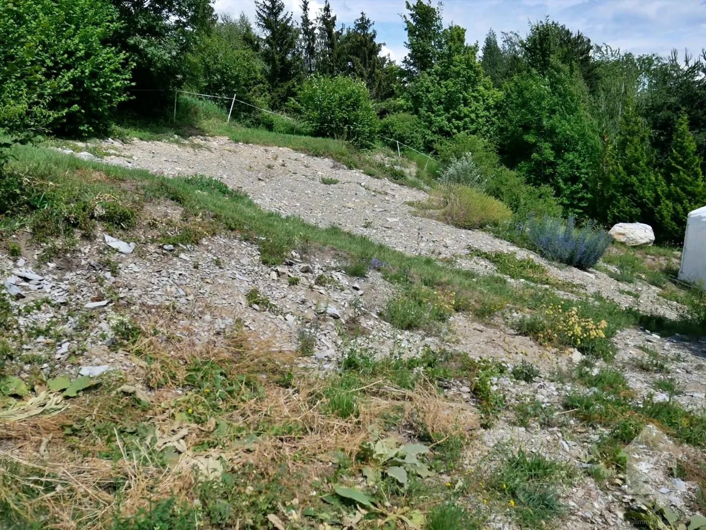 Schönes Grundstück von 589 m2 mit atemberaubendem Blick auf die Walliser Alpen - Foto 3 von 4