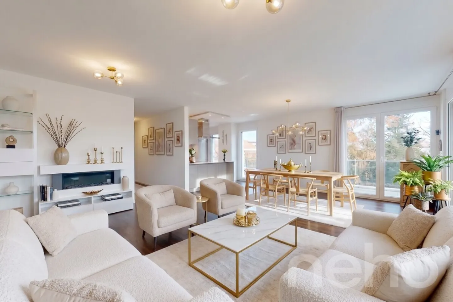 Wunderschönes Reihenhaus mit 5,5 Zimmern in absoluter Ruhe in Mont/Lausanne - Foto 1 von 13