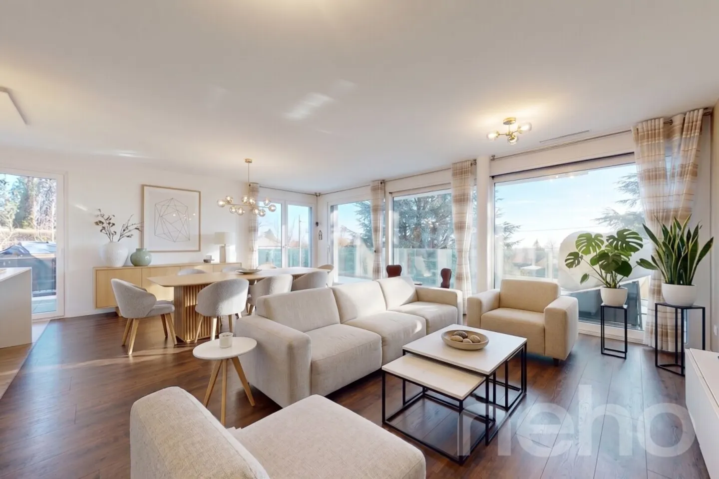 Wunderschönes Reihenhaus mit 5,5 Zimmern in absoluter Ruhe in Mont/Lausanne - Foto 2 von 13