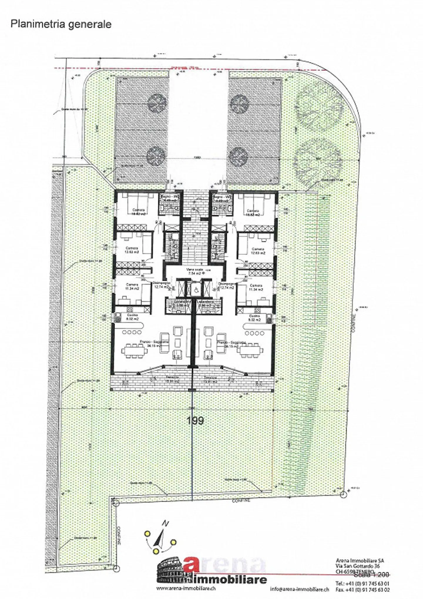 Geräumige 4,5-Zimmer-Wohnung mit großem Privatgarten in Tenero - Foto 20 von 20