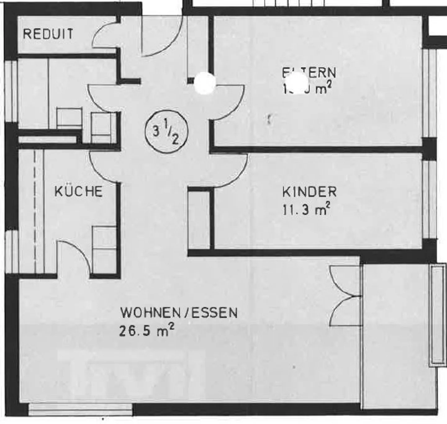 Spacious 3.5 room apartment with beautiful views over Amriswil - Photo 2 of 2