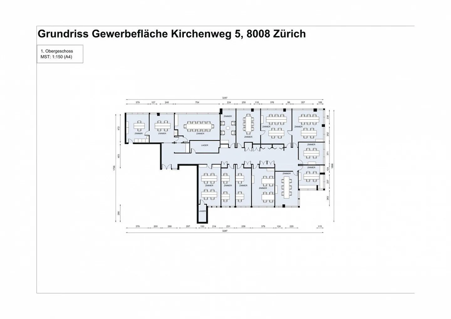 Uffici in affitto nel cuore di Zurigo Seefeld (circa 380m2) - Foto 2 di 4