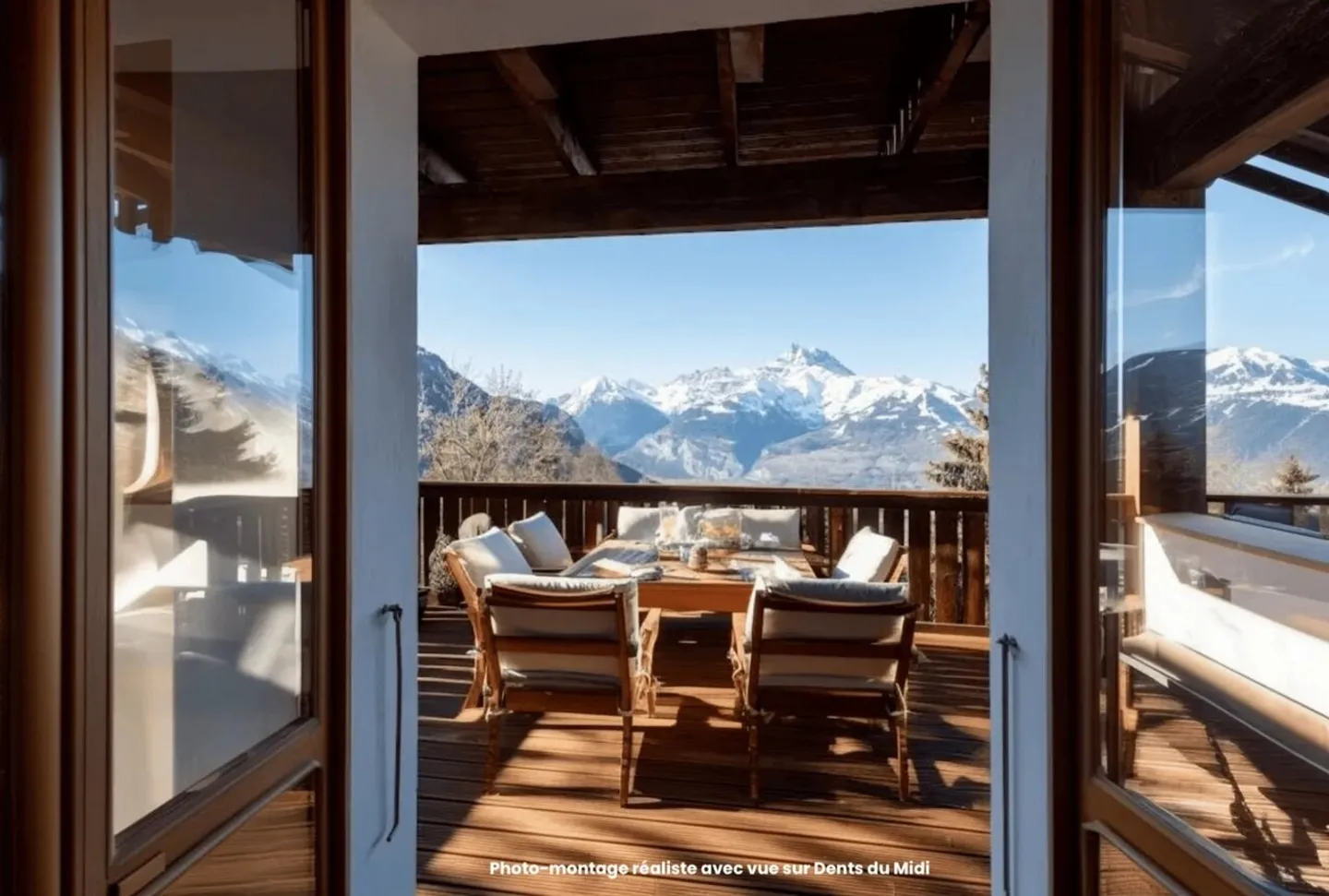 Grundstück mit Baugenehmigung für 3 Villen in Bex - Foto 1 von 2